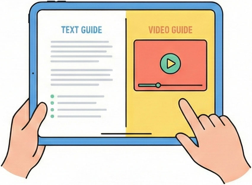 テキスト＆動画ガイド