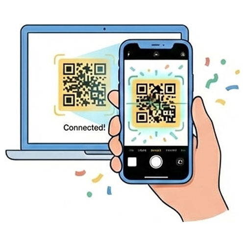 QRコードを読み込む