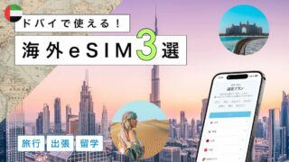 ドバイにおすすめの海外eSIM3選!選び方から注意点までわかりやすく解説
