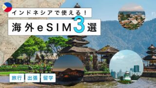 インドネシアにおすすめの海外eSIM3選!選び方から注意点までわかりやすく解説